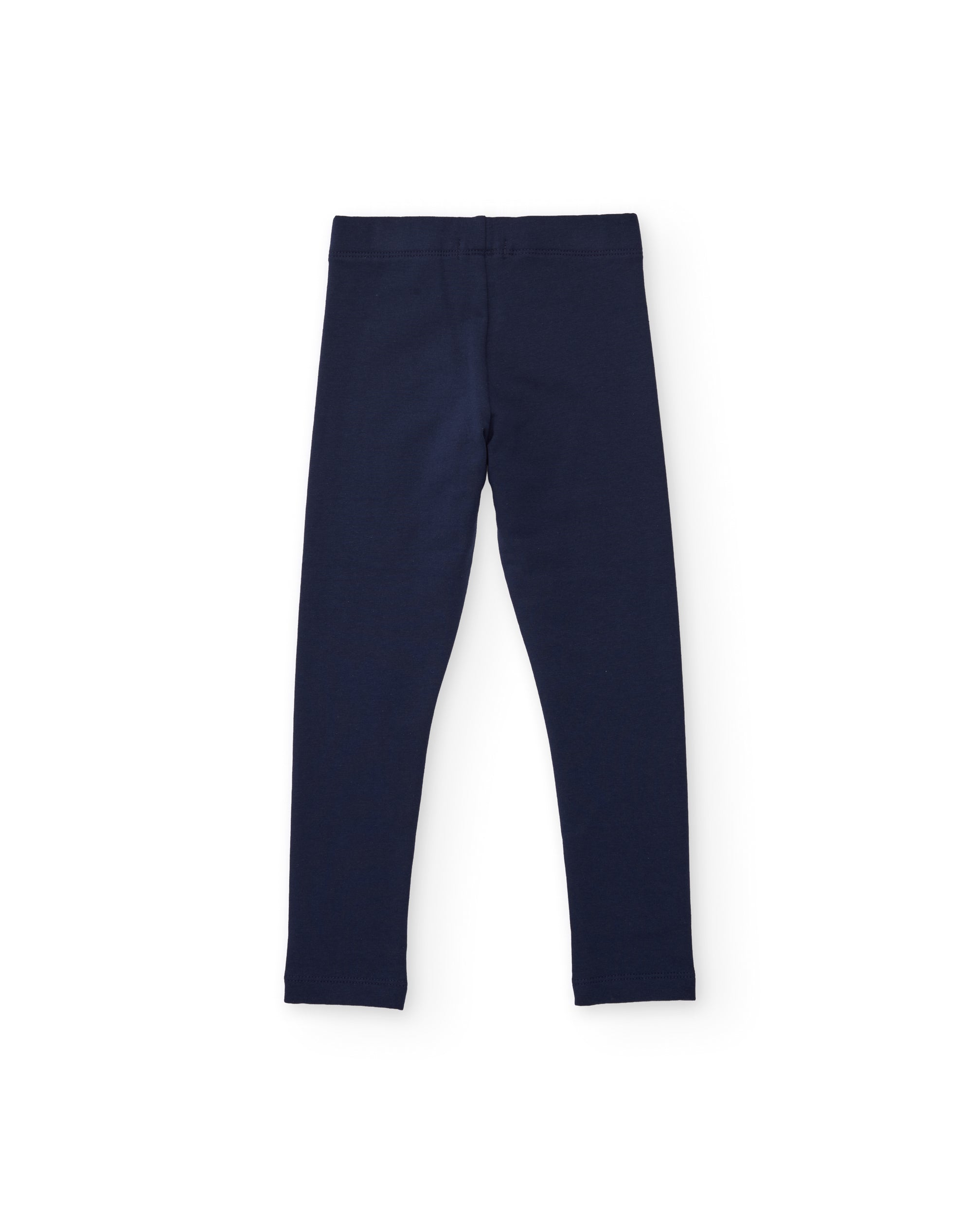 Legging de niña de felpa con corte largo y cinturilla elástica