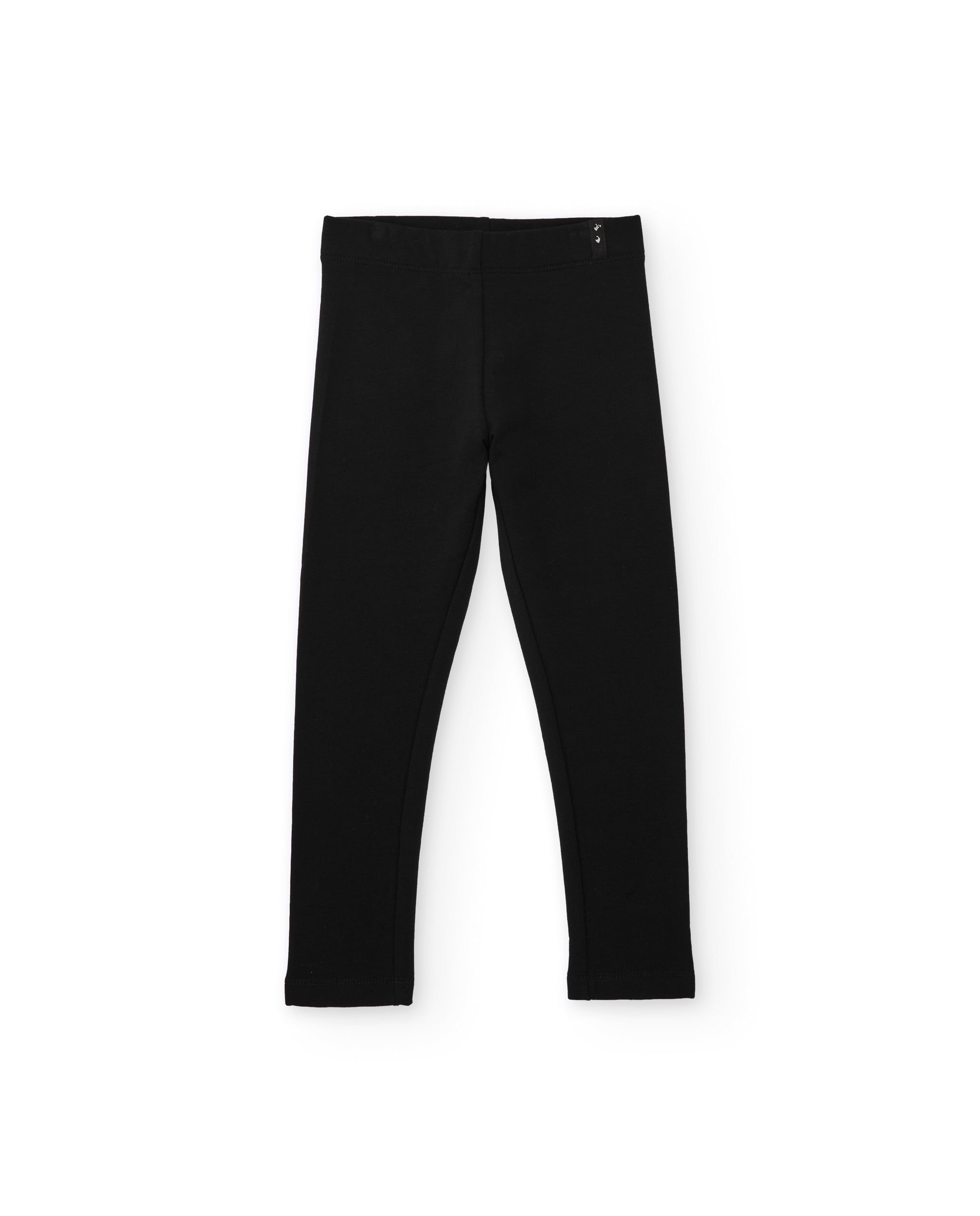 Leggings de niña de felpa con corte largo y ajuste elástico