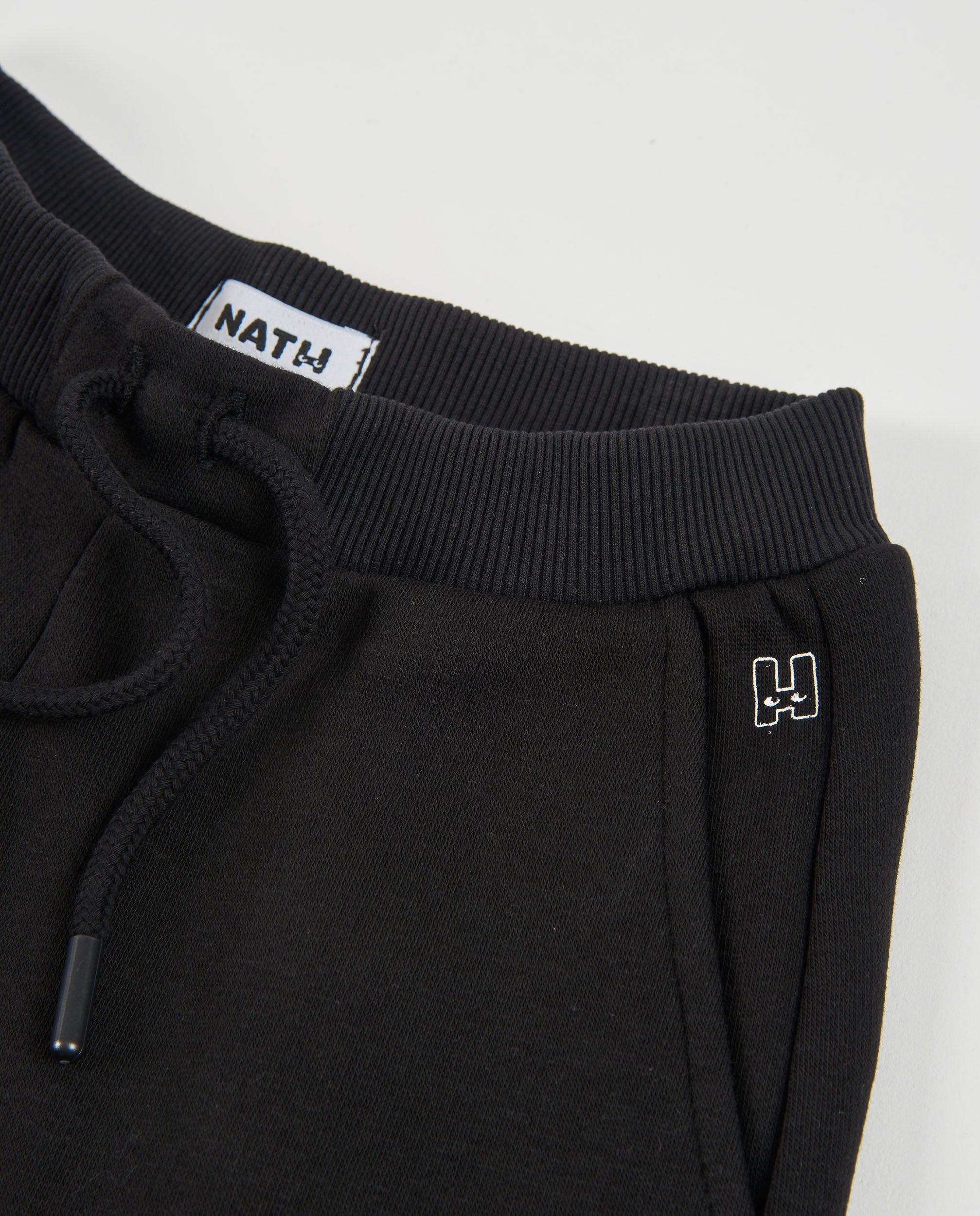 Pantalón de niña de felpa con corte recto y cintura elástica