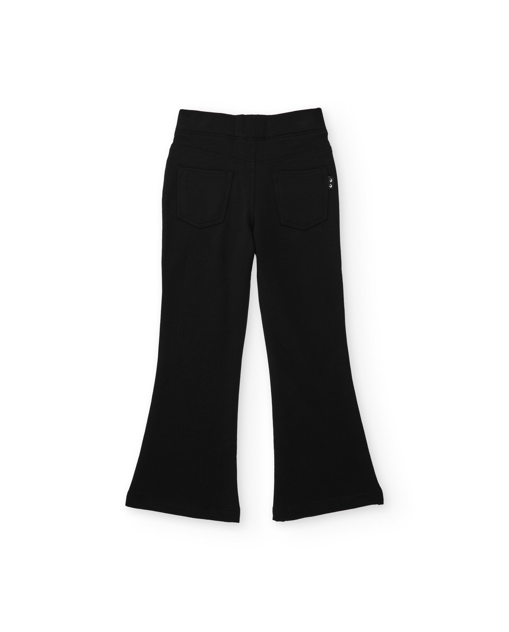 Legging de niña de felpa con corte acampanado y ajuste cómodo