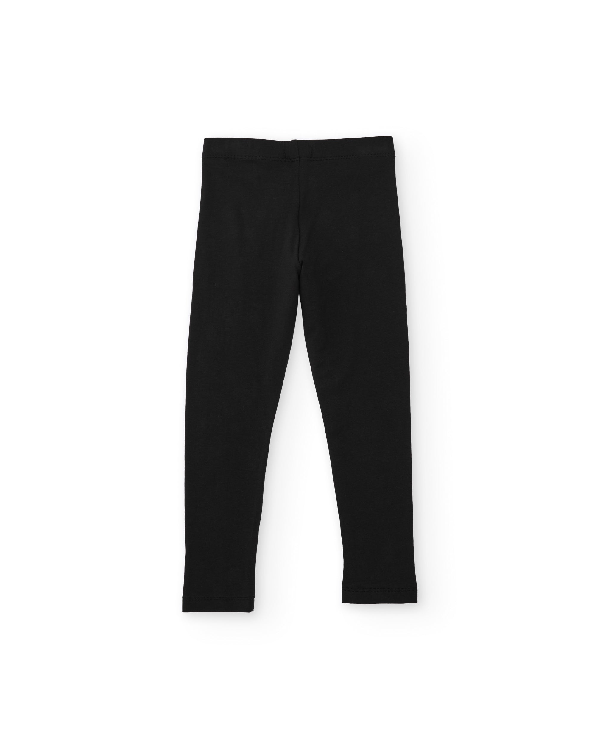 Legging de niña de punto corte largo y tacto suave