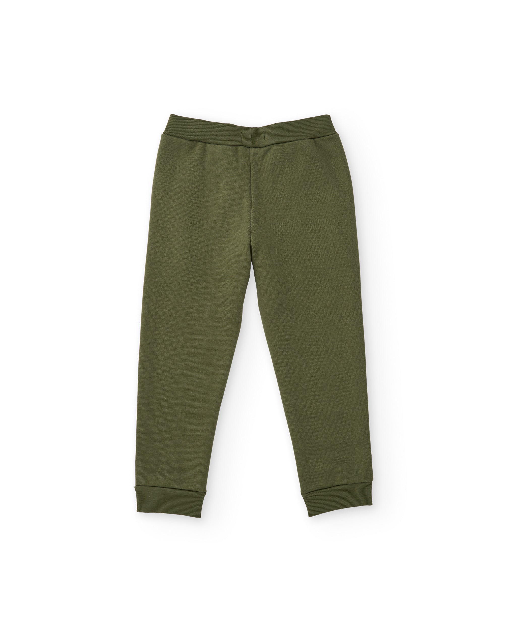 Pantalón de niño de felpa con cinturilla ajustable y bolsillos