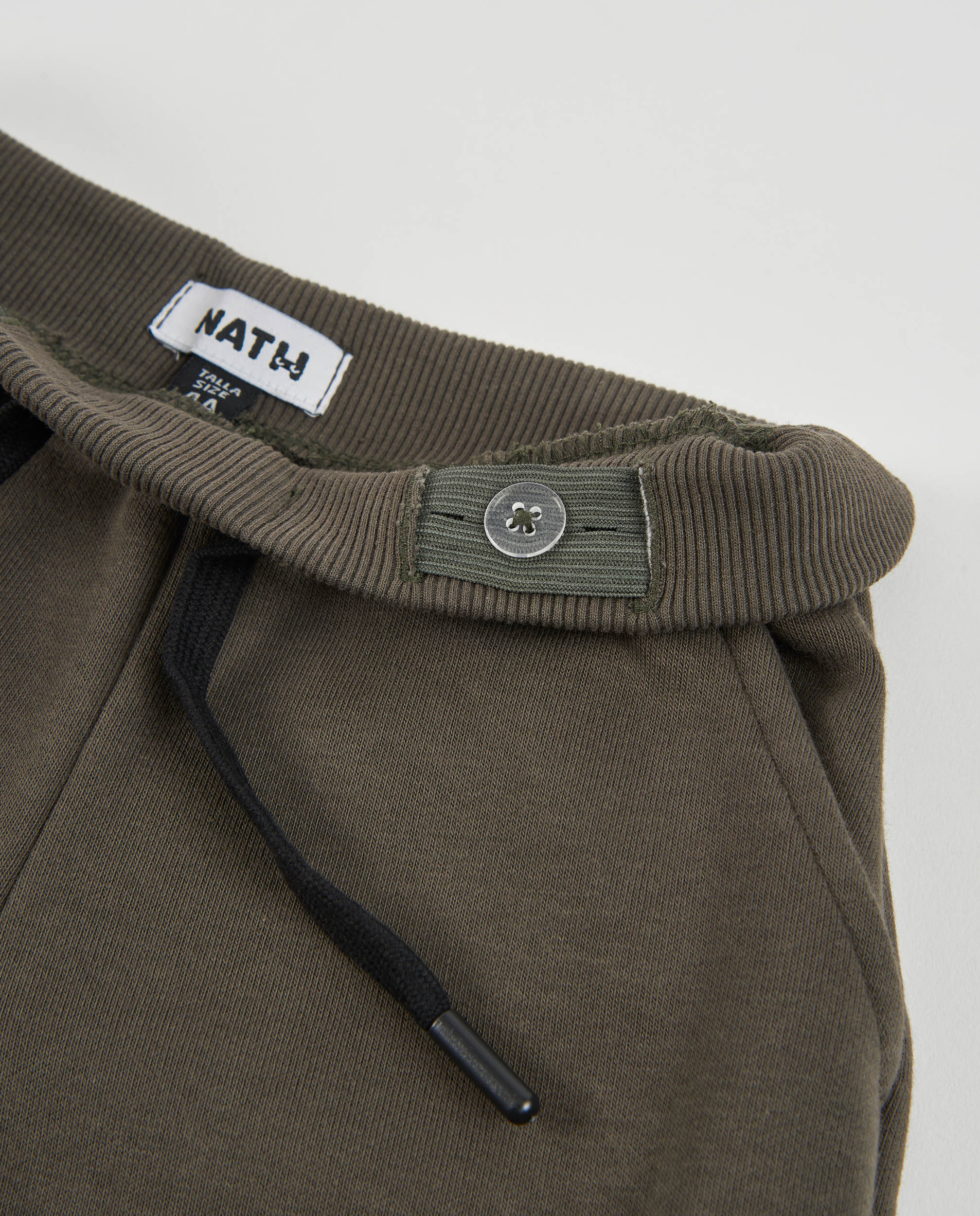 Pantalón de niño de felpa con bolsillo cargo y cintura elástica