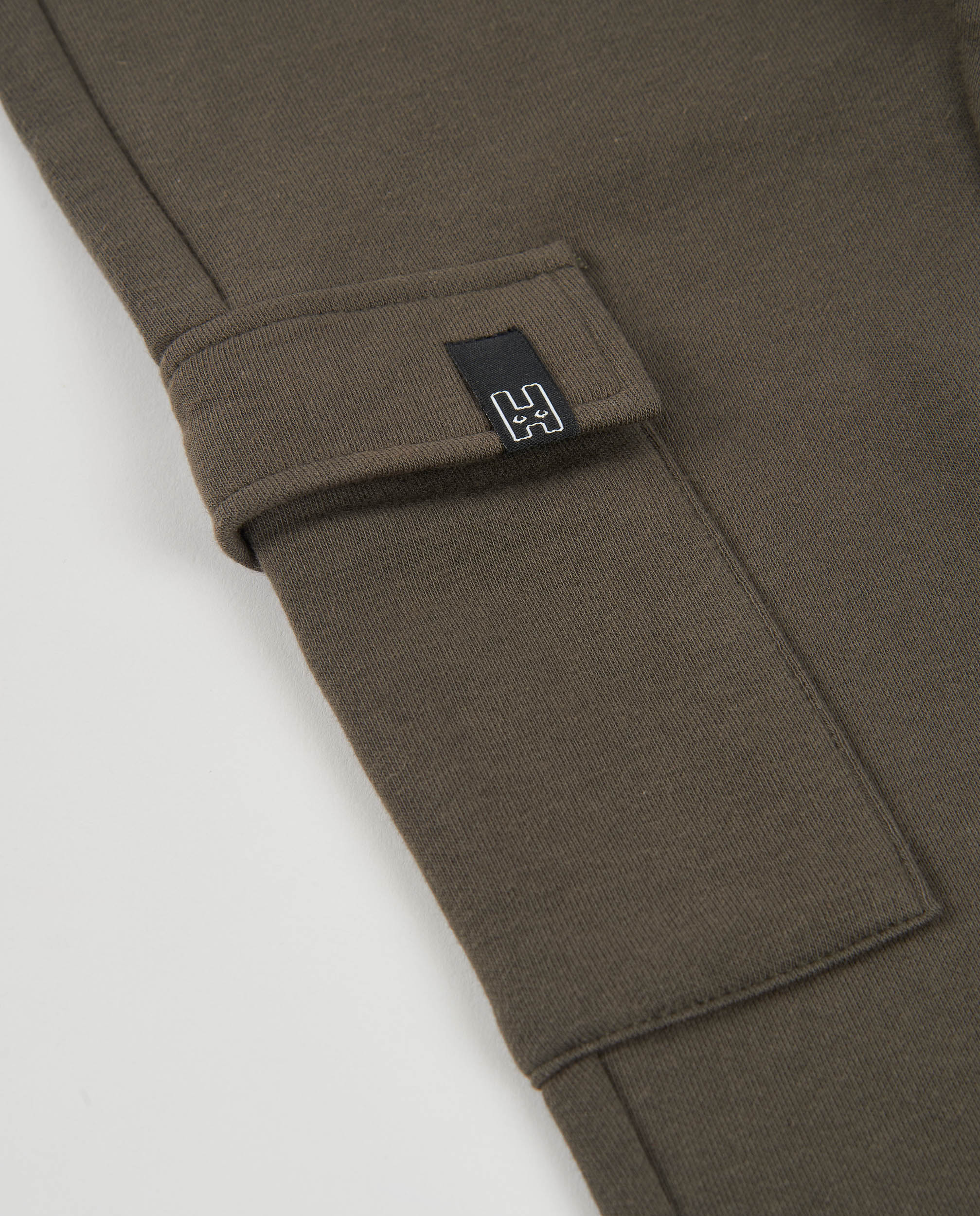 Pantalón de niño de felpa con bolsillo cargo y cintura elástica