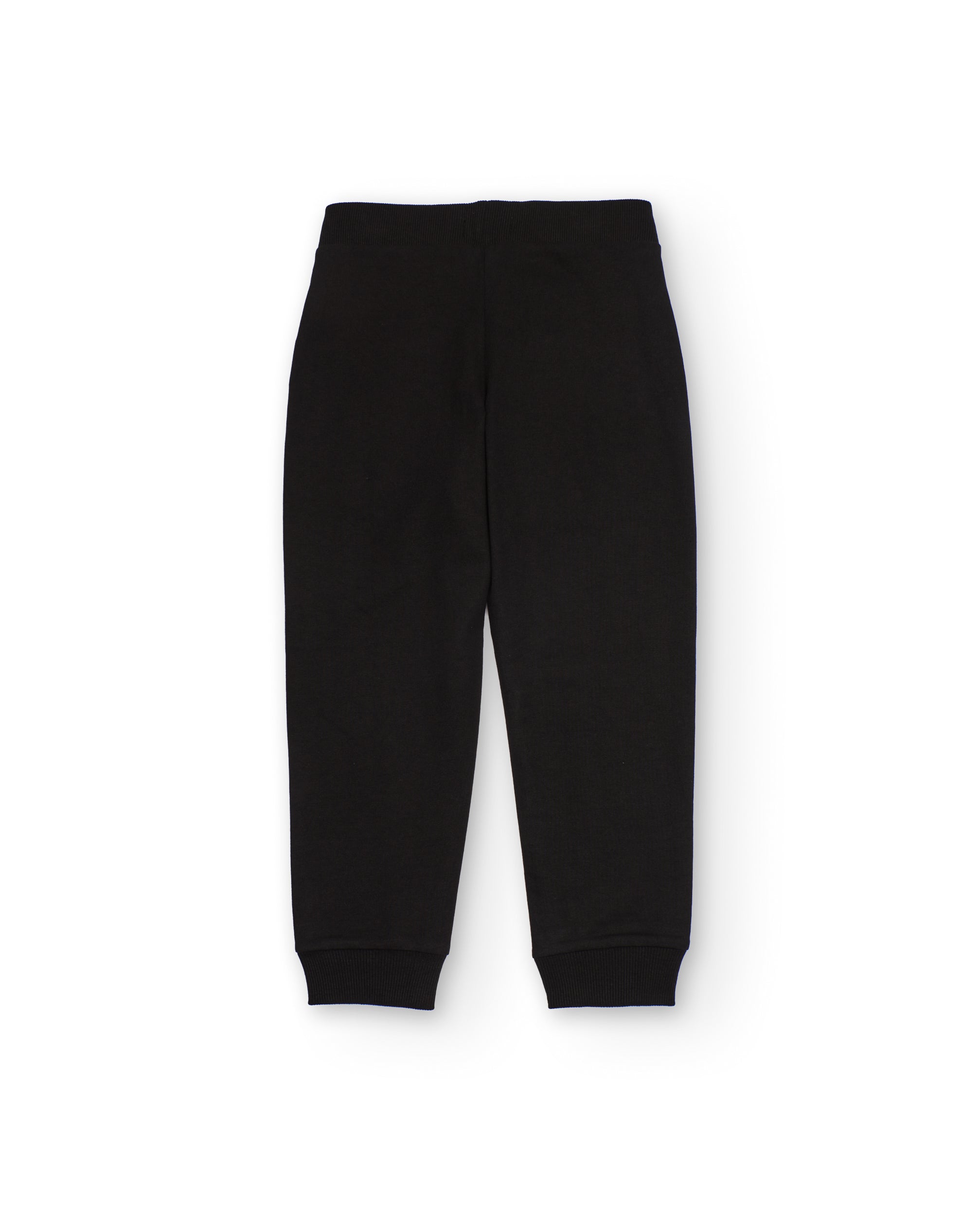 Pantalón deportivo de niño de felpa con cordón y puños elásticos