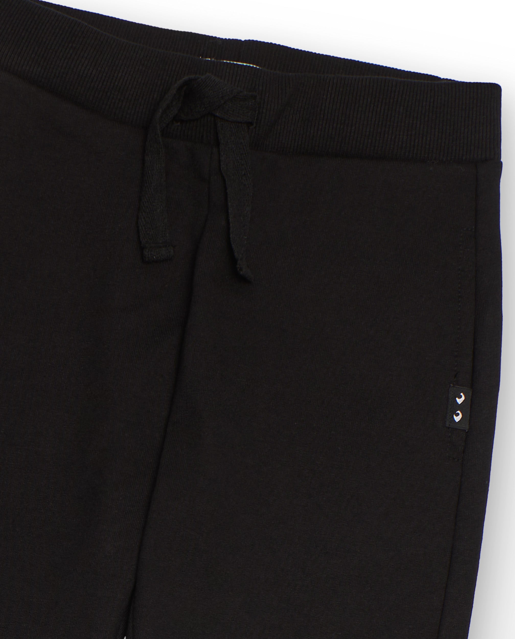 Pantalón deportivo de niño de felpa con cordón y puños elásticos