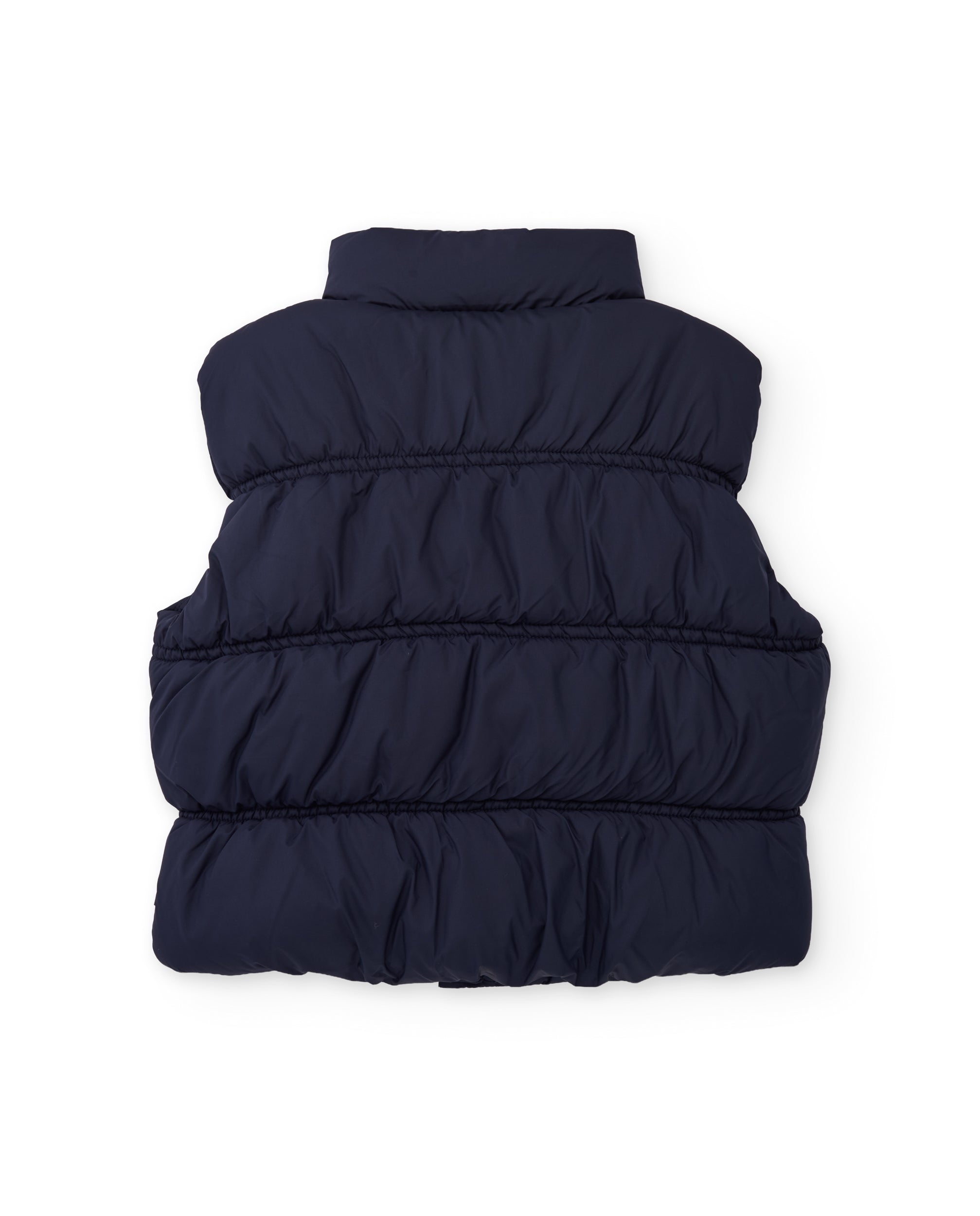 Chaleco de niño acolchado con cuello alto