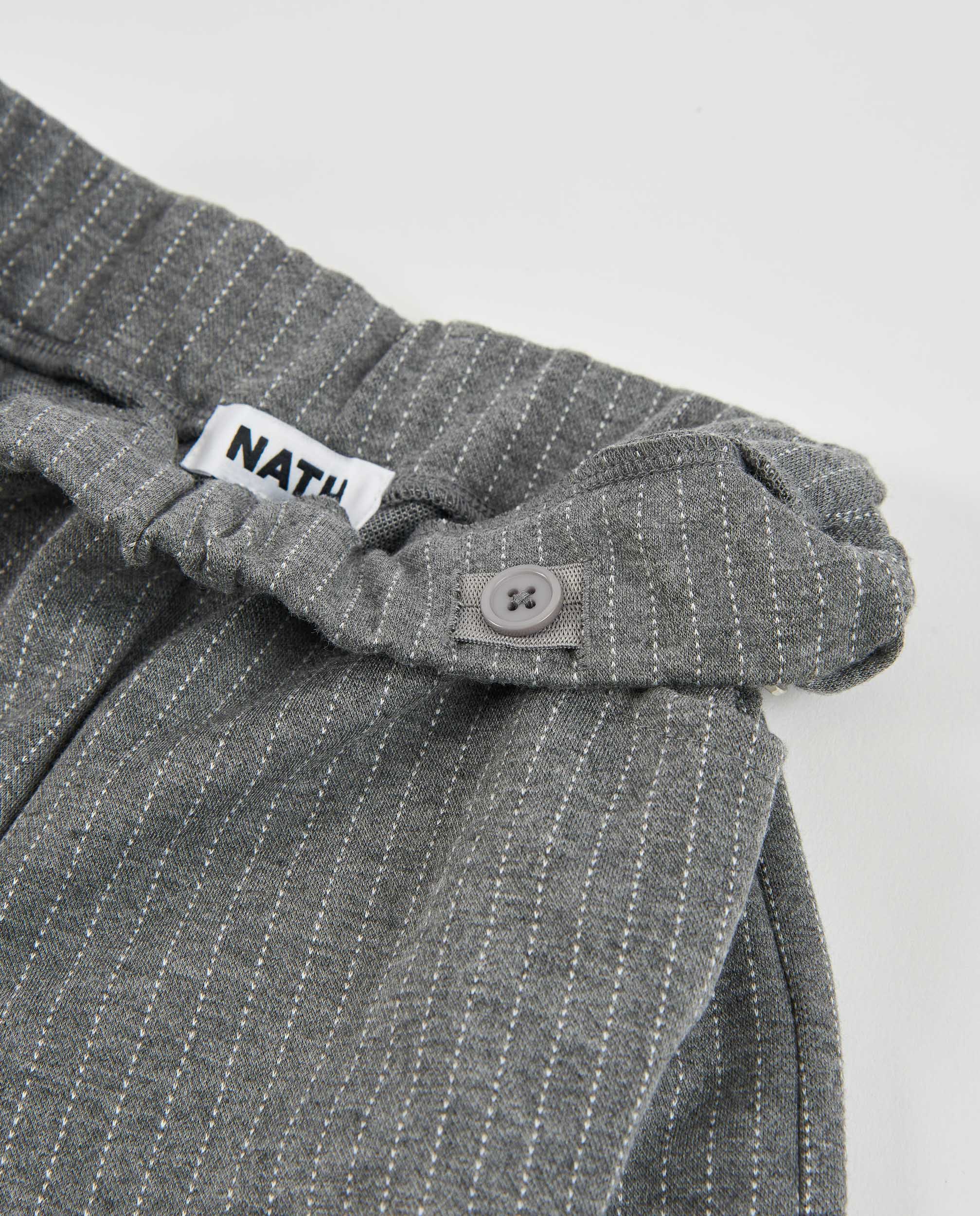Pantalón de niña de punto con lentejuelas y corte palazzo