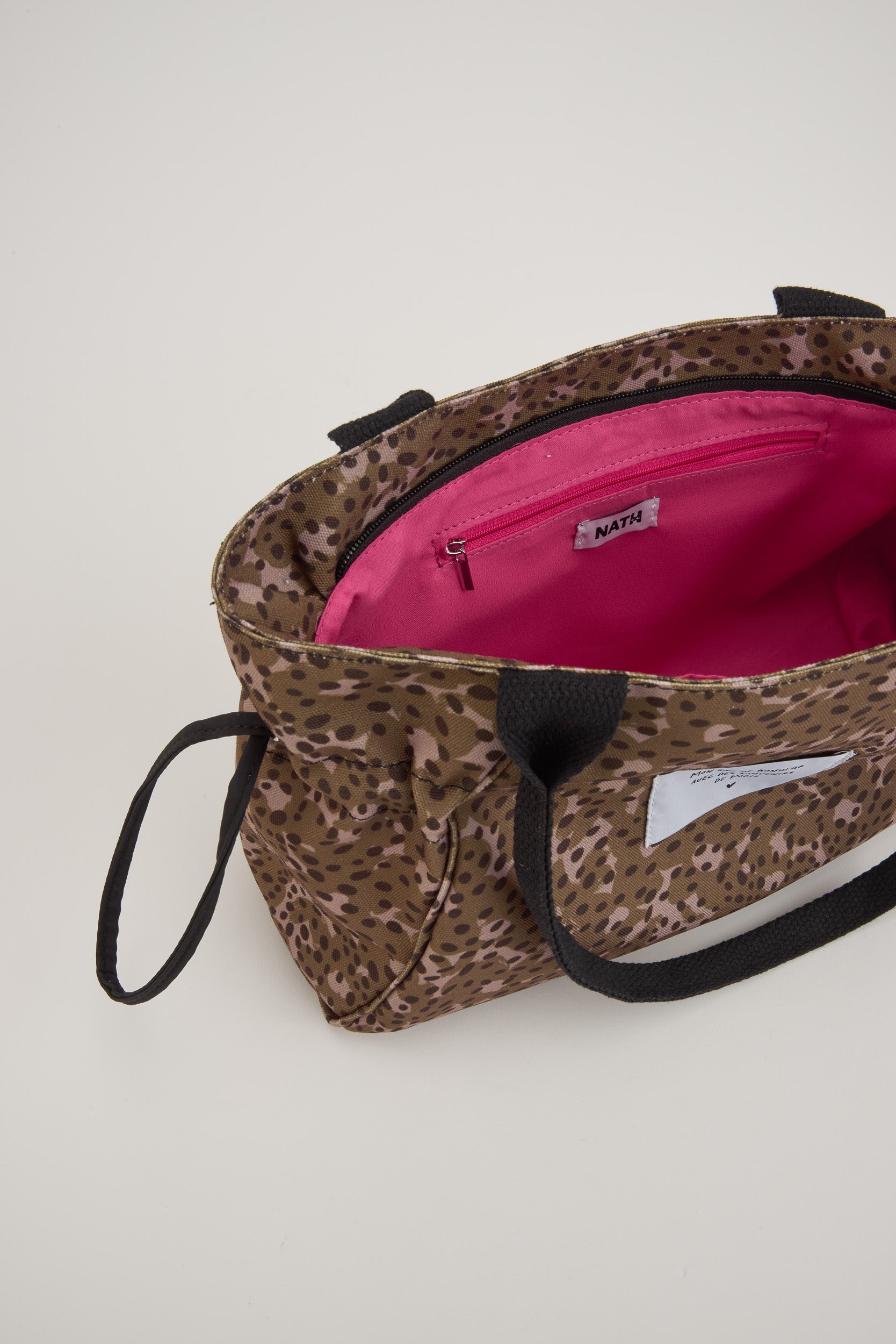 Bolso tote de niña de diseño plano con estampado animal prin