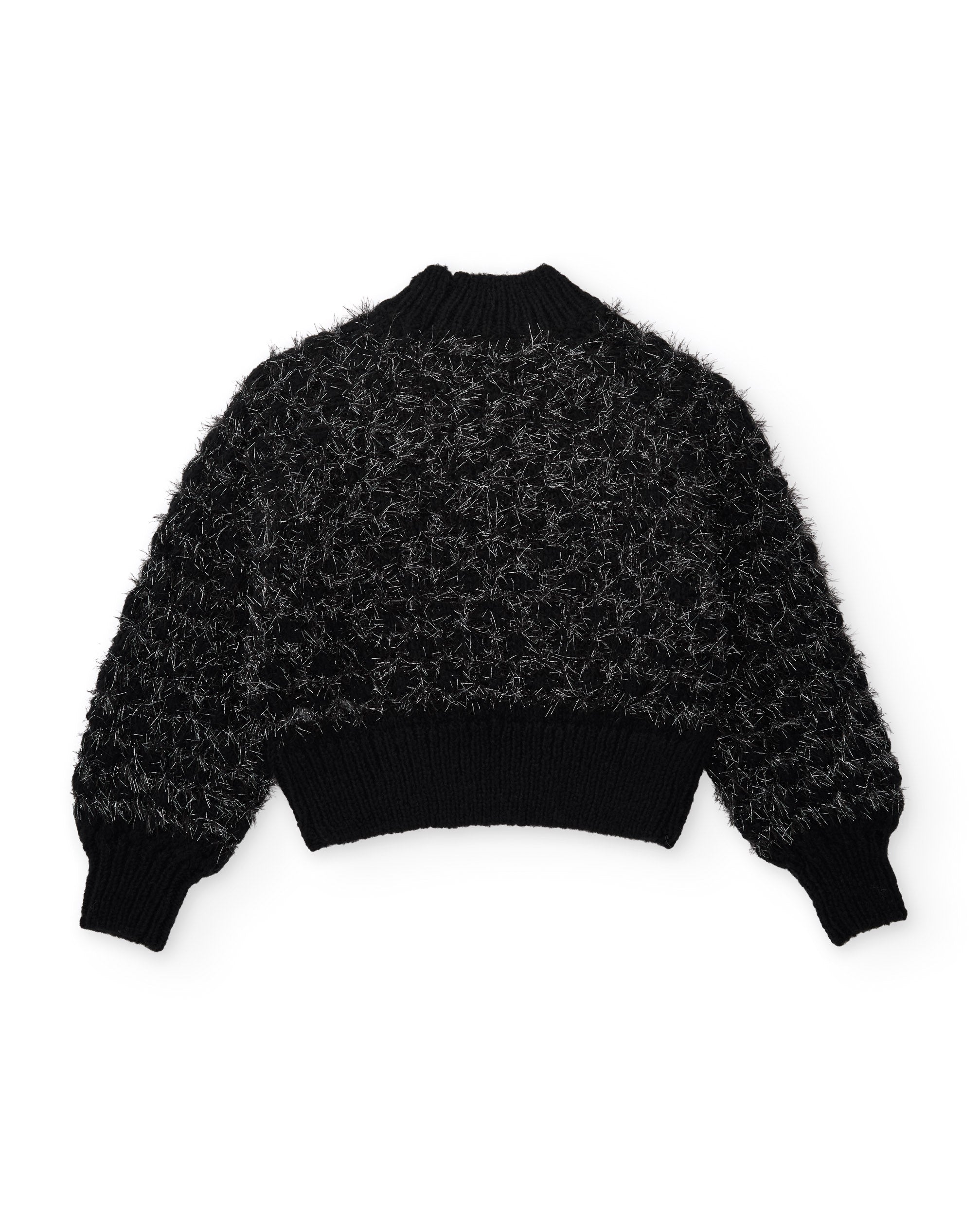 Jersey de niña de tricot con detalle de lúrex