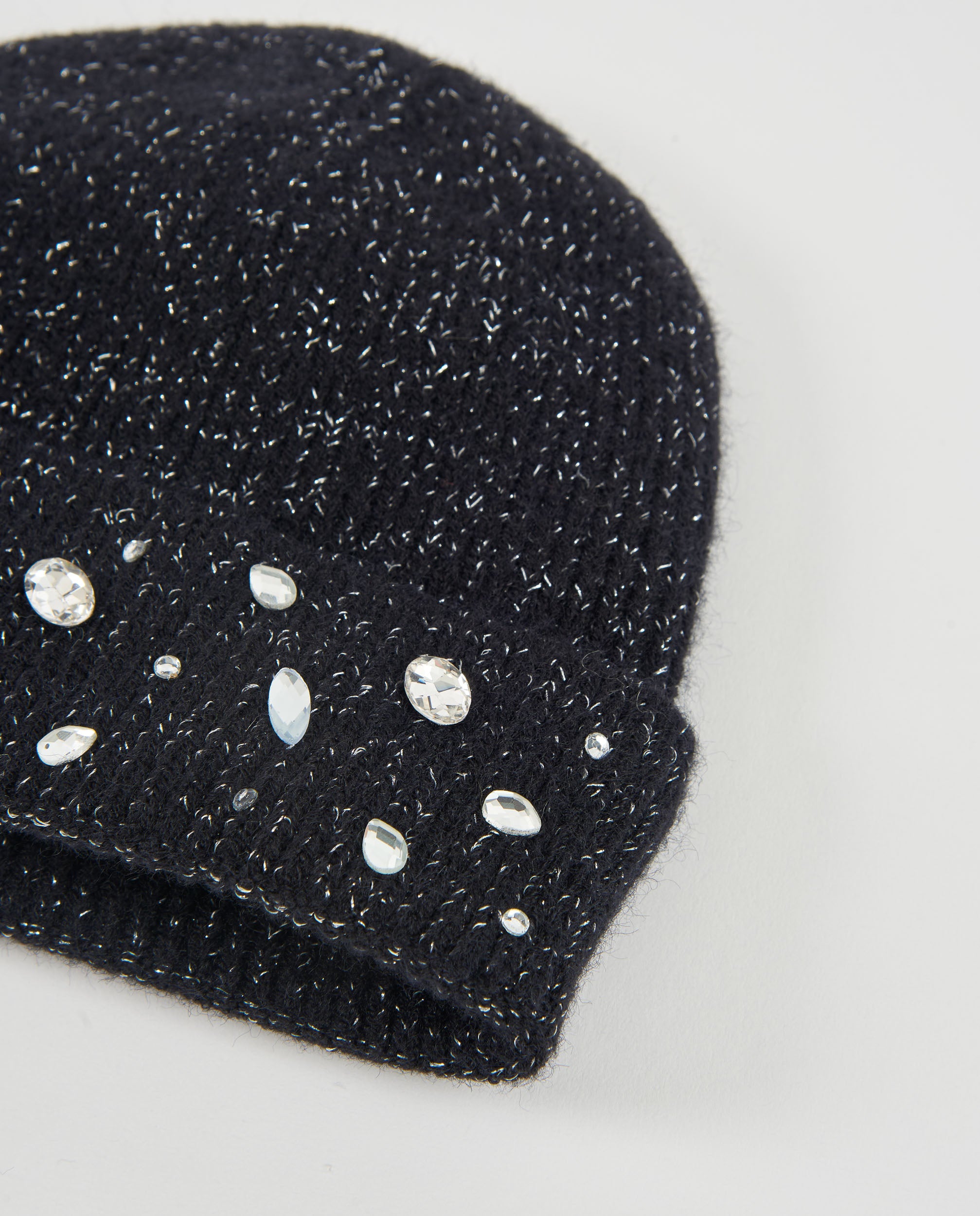 Set de niña de tricot de  gorro de fantasía y braga de cuello