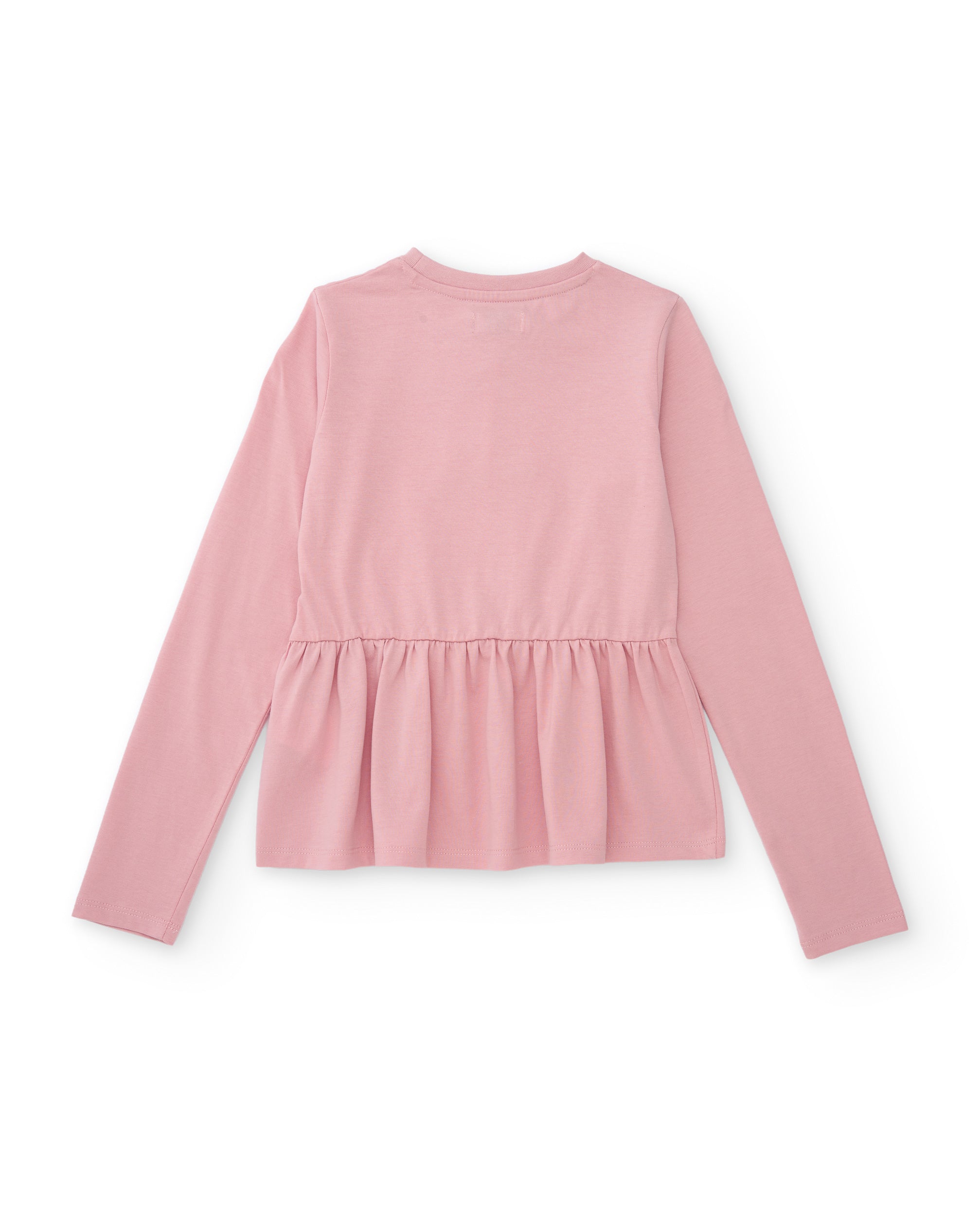 Conjunto de niña de punto con camiseta de lazos y leggings a juego