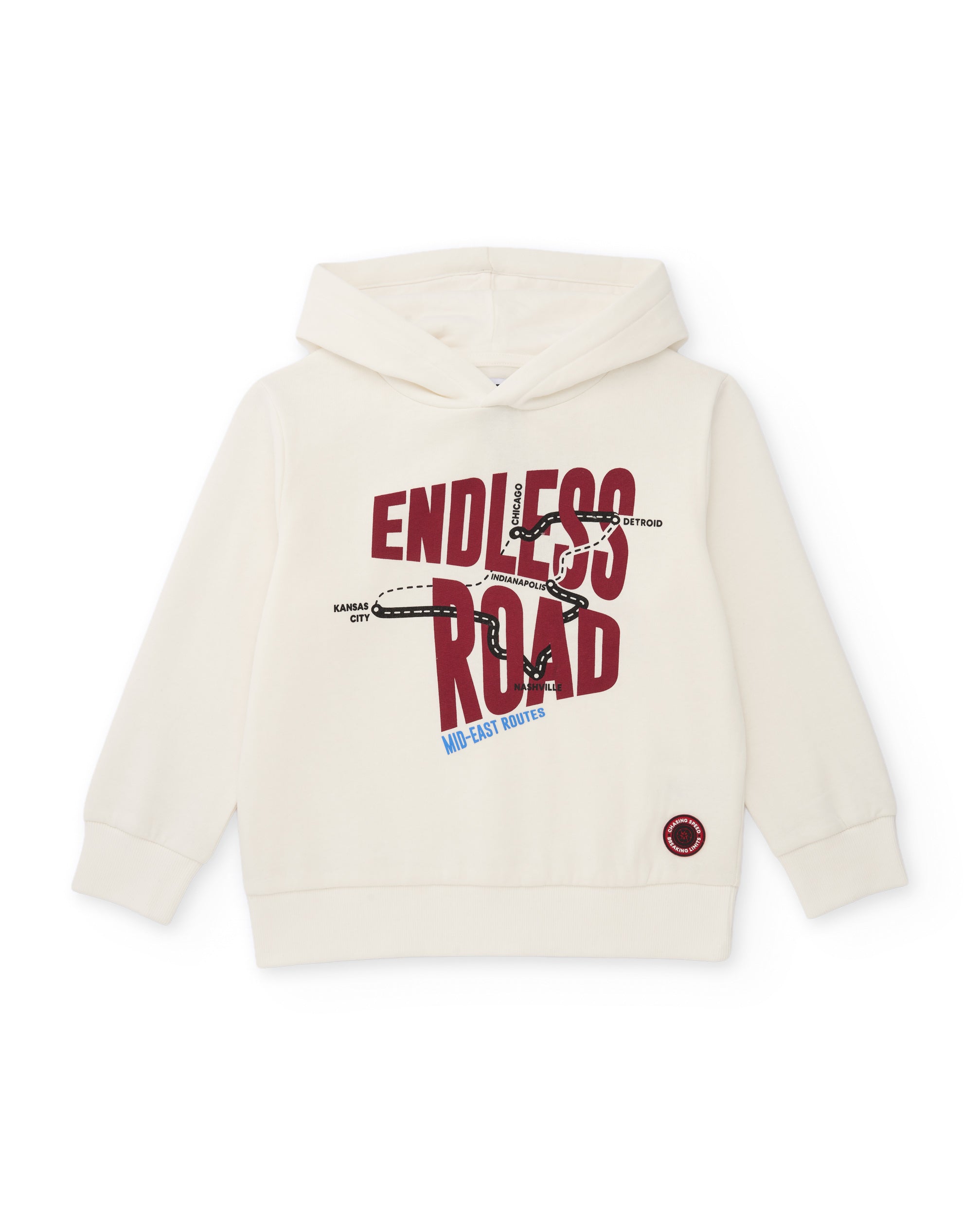 Conjunto de niño con sudadera con capucha y estampado gráfico