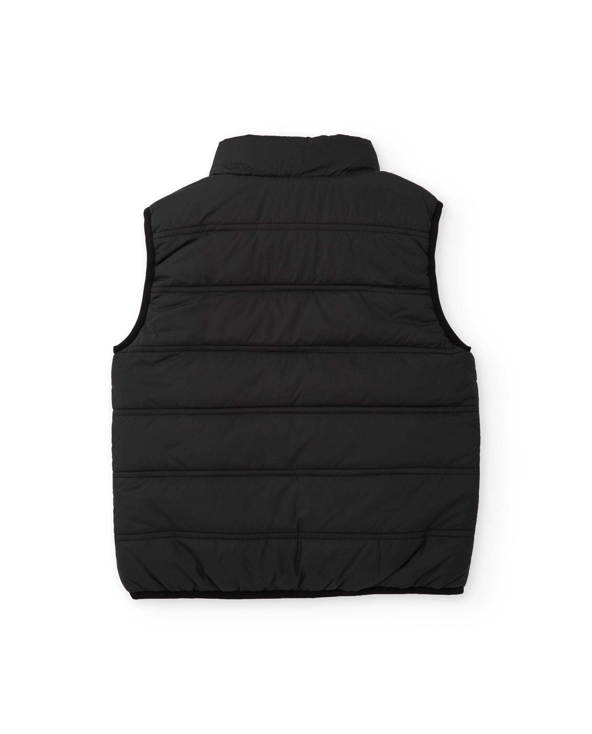 Chaleco de niño acolchado con cremallera frontal y reversible
