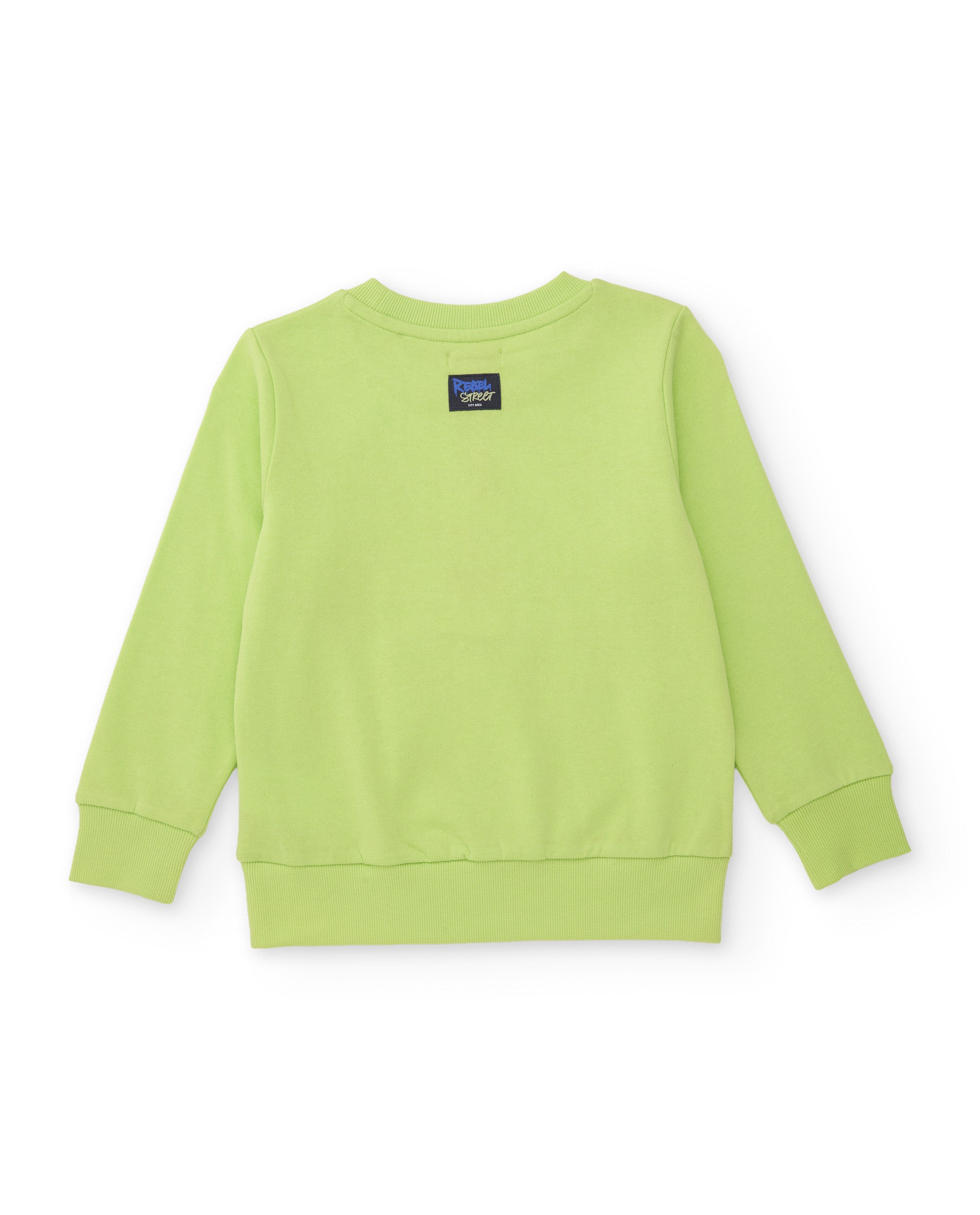 Sudadera de niño de felpa con estampado frontal