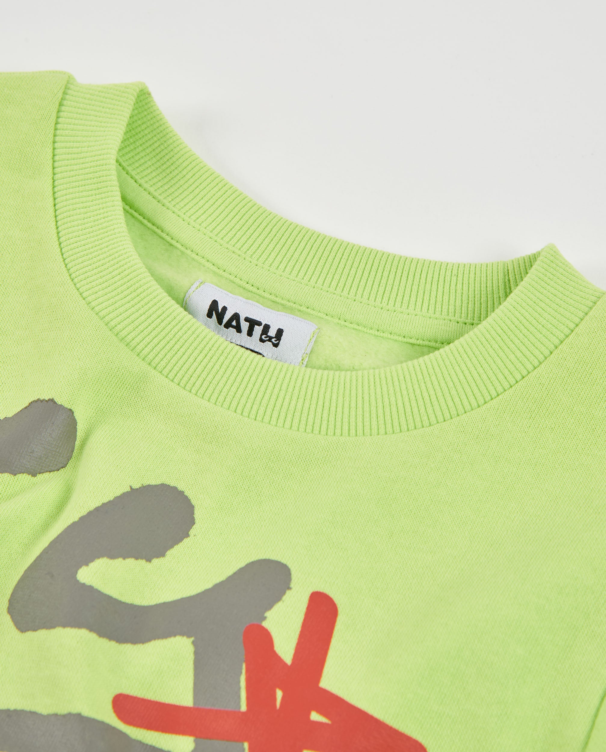 Sudadera de niño de felpa con estampado frontal