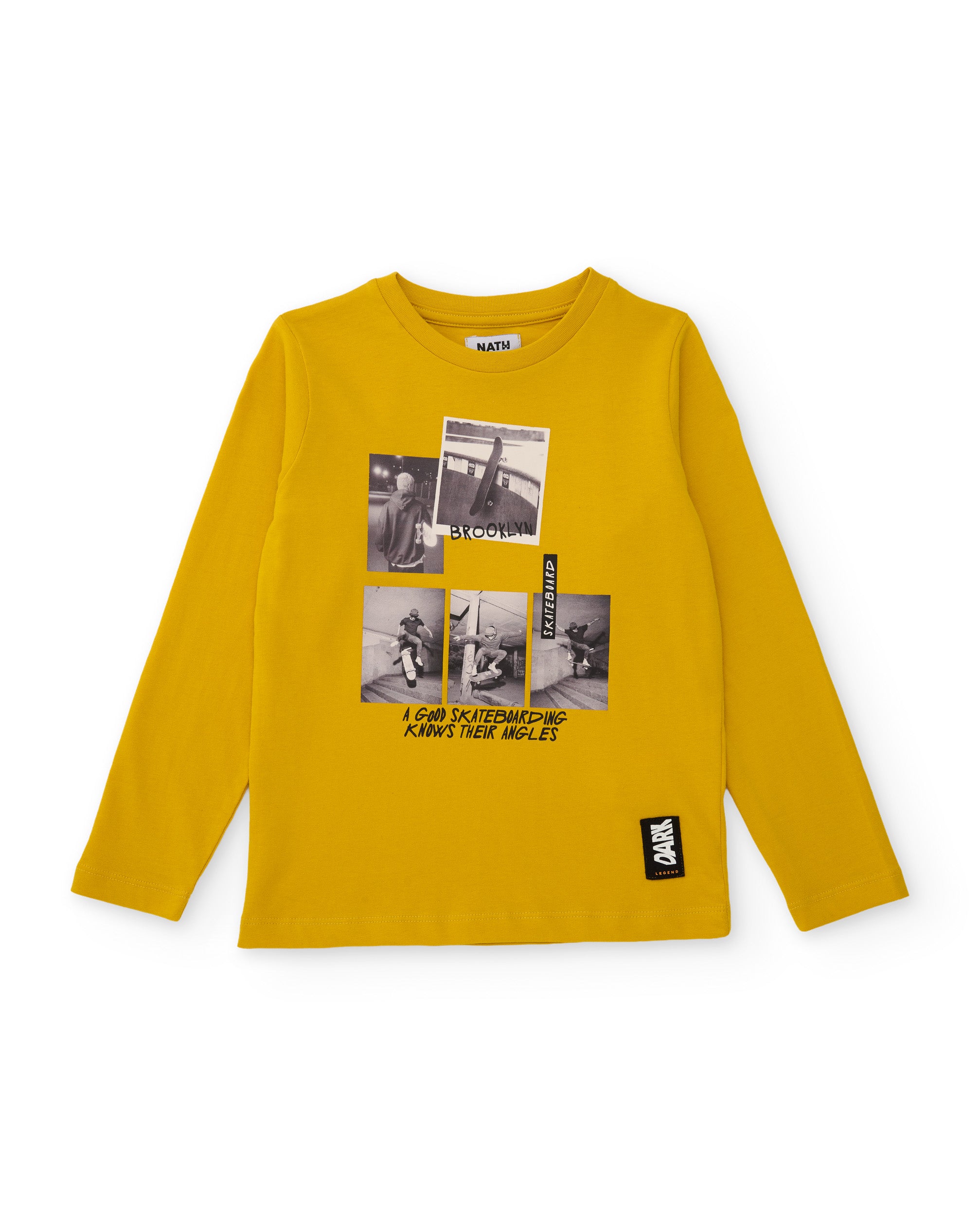 Camiseta de niño de punto con tomas urbanas