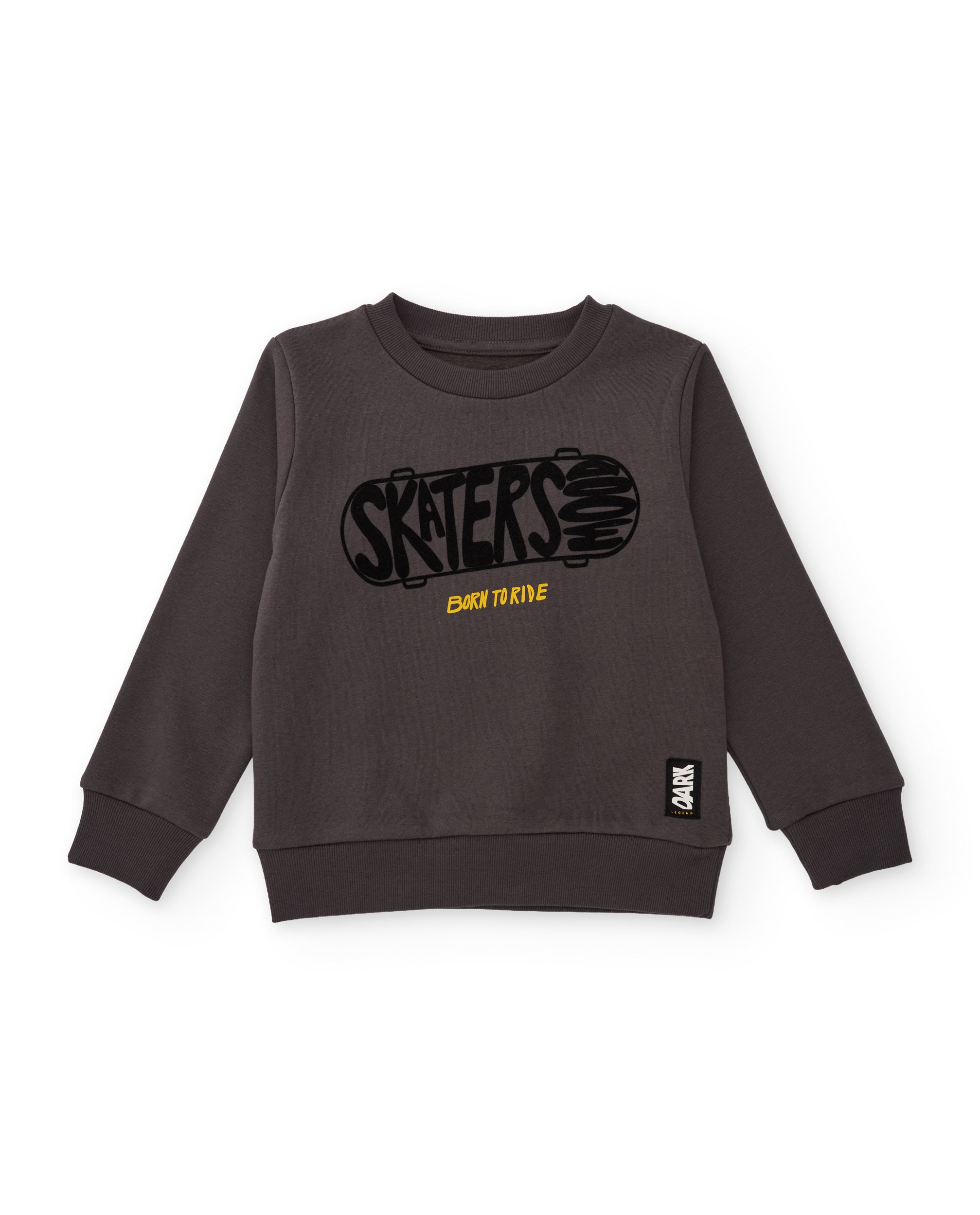 Sudadera de niño de felpa con estampado de tabla de skate