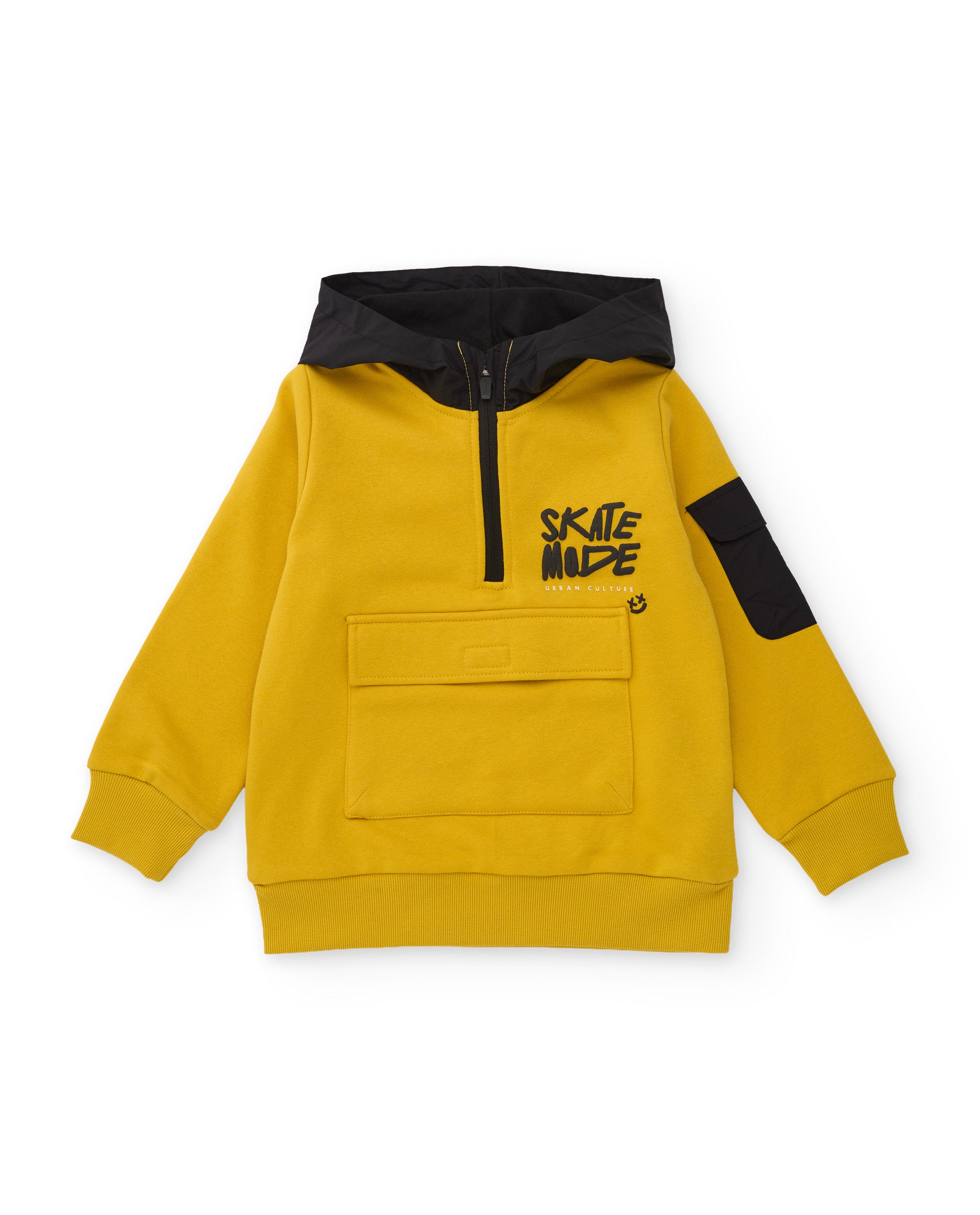 Sudadera de niño de felpa con capucha y bolsillo canguro