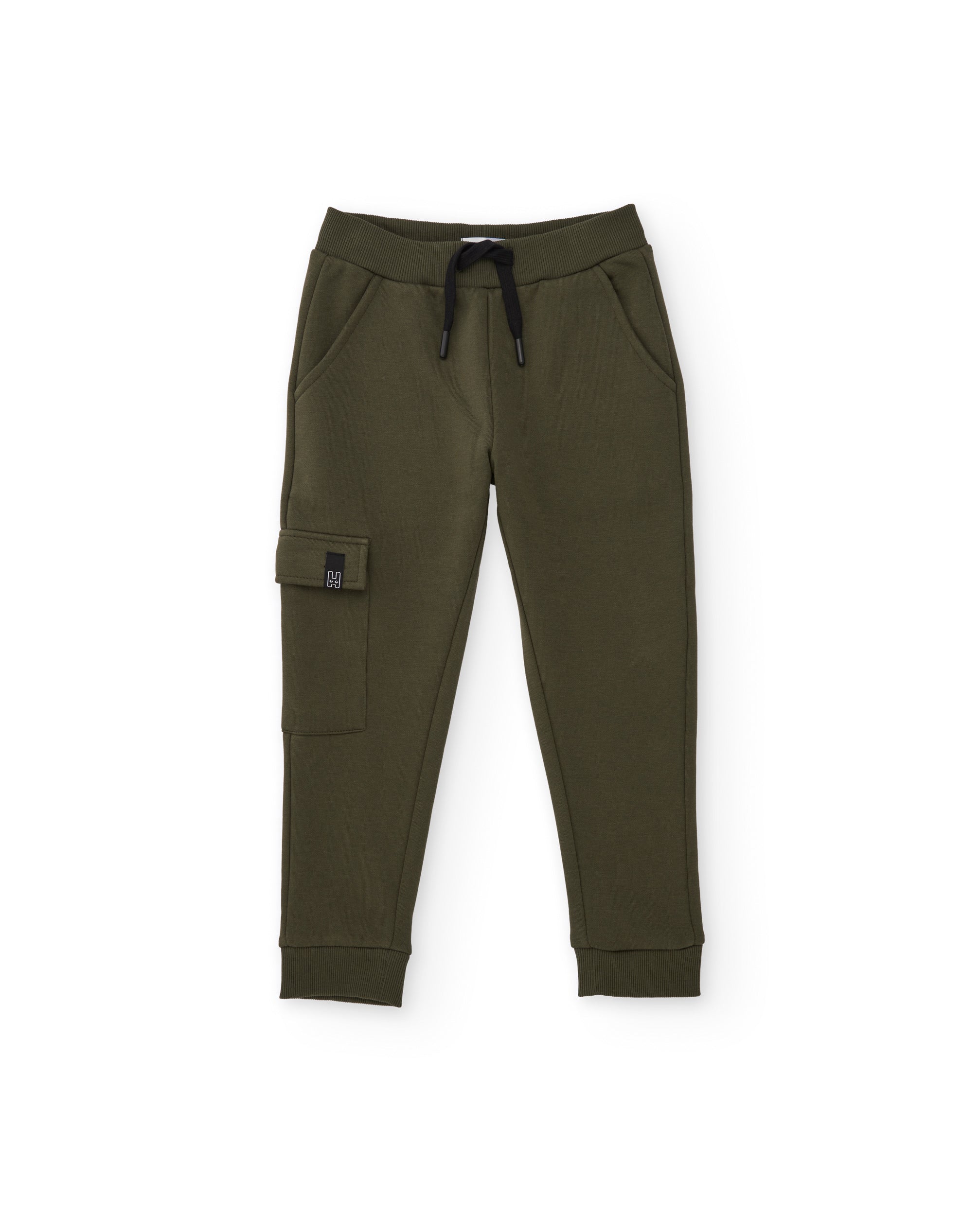 Conjunto de niño de punto con sudadera de gecko y pantalón jogger