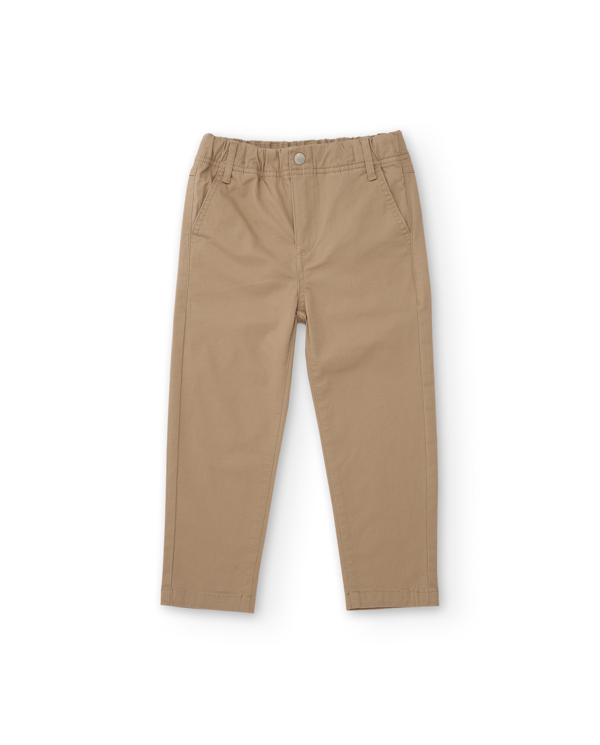 Chino de niño con cintura elástica y bolsillos laterales