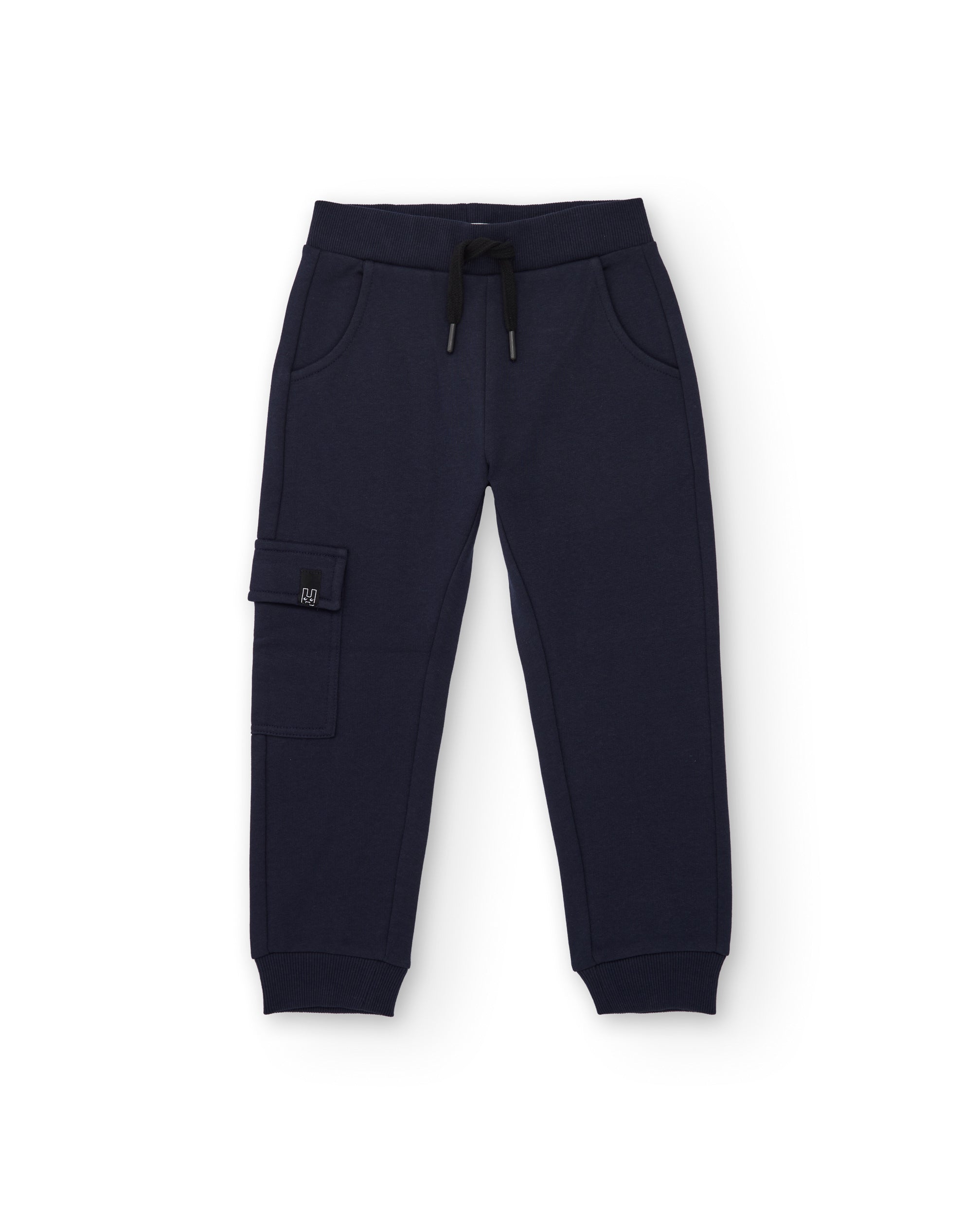 Conjunto de niño con sudadera de algodón con diseño de perros y pantalón jogger