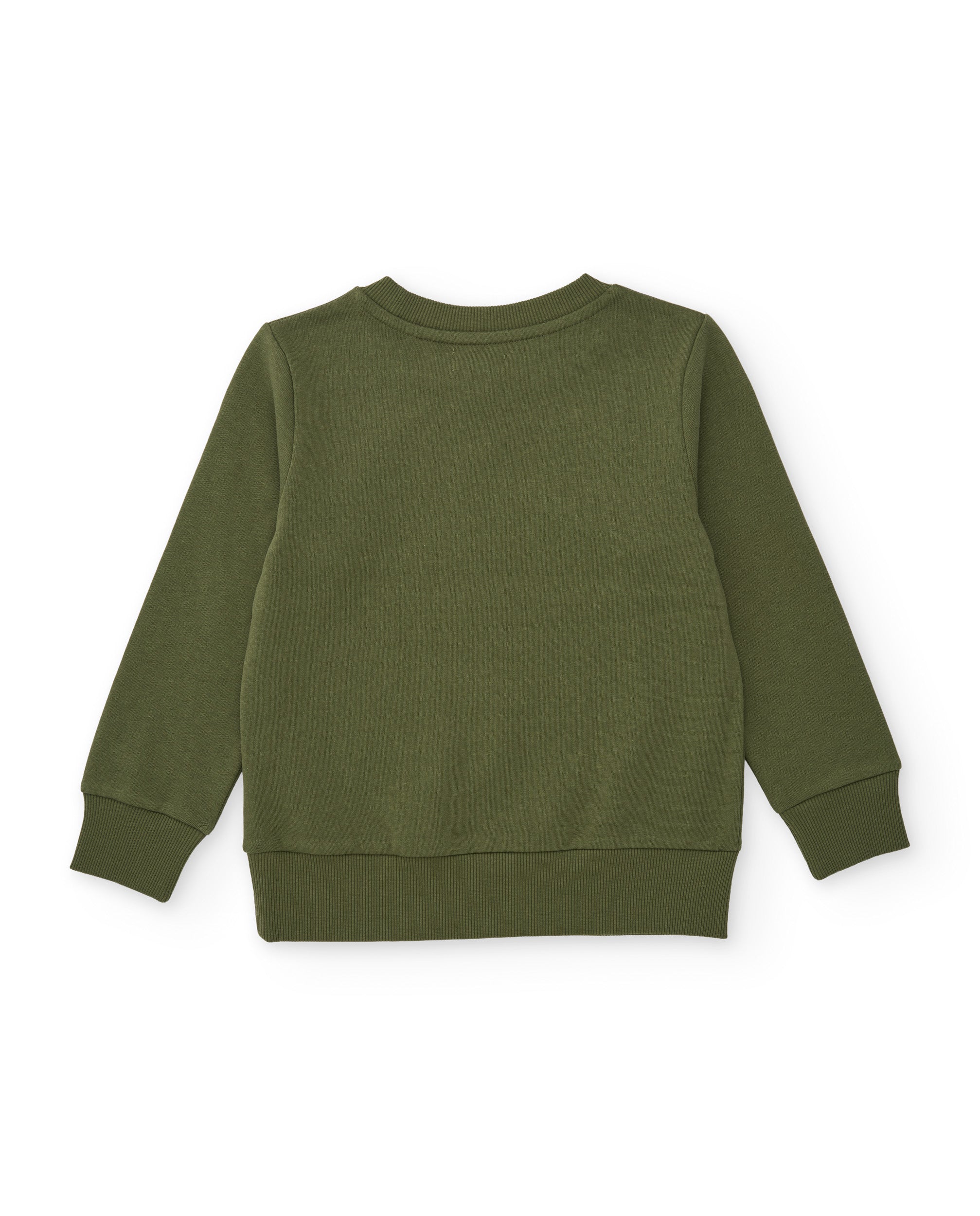 Conjunto de niño con sudadera de algodón con print urbano y pantalón