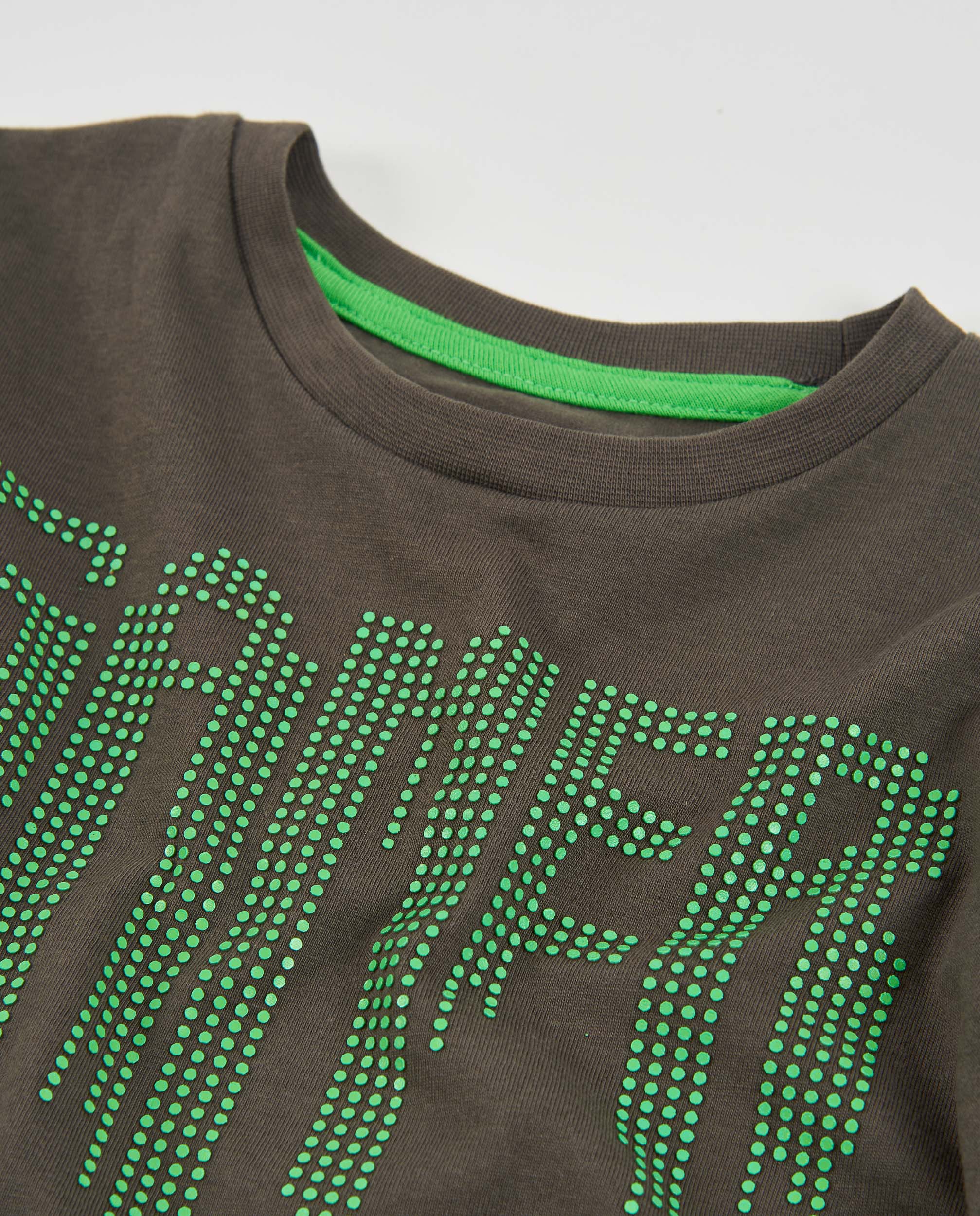 Camiseta de niño de algodón con estampado gamer