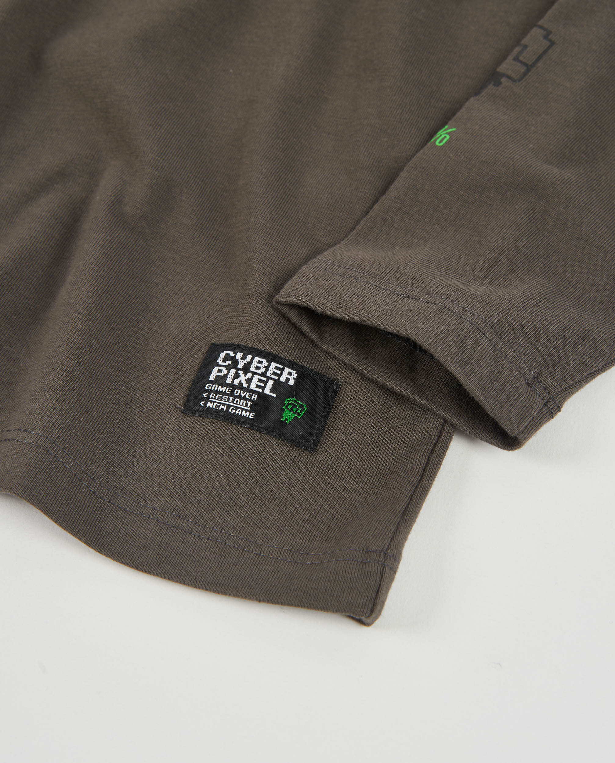 Camiseta de niño de algodón con estampado gamer