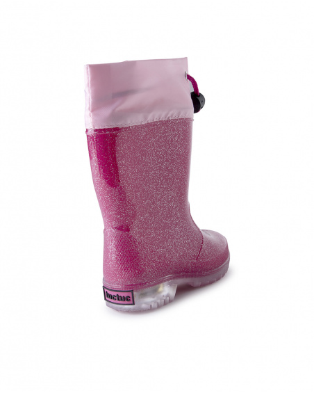 Rain Boots Light Pink Girl Magic