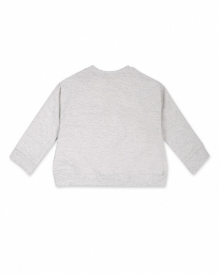 Beige fleece sweatshirt for girl Hip Hip Hooray! Beige fleece sweatshirt for girl Hip Hip Hooray!