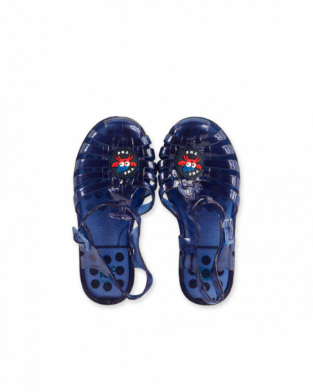 Girl's blue beach day sandals Girl's blue beach day sandals