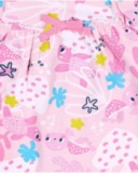 Girl's printed knit dress Turtles