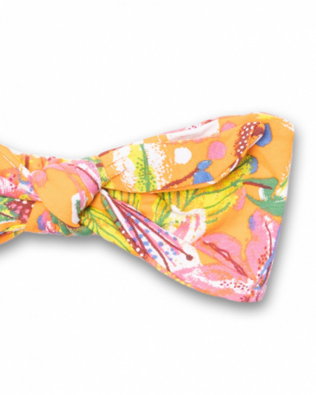 Eco-Safari girl print knit headband