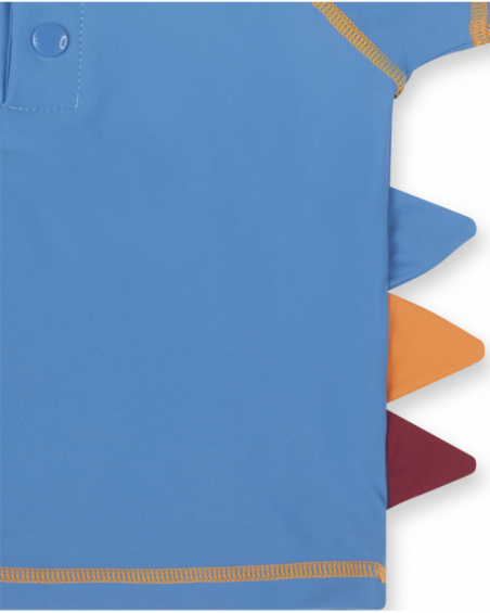 Boy's blue swim t-shirt Eco-Safari Boy's blue swim t-shirt Eco-Safari