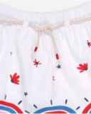 White poplin skirt for girl Beach Day White poplin skirt for girl Beach Day