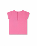Pink knit T-shirt for girl Basics Baby