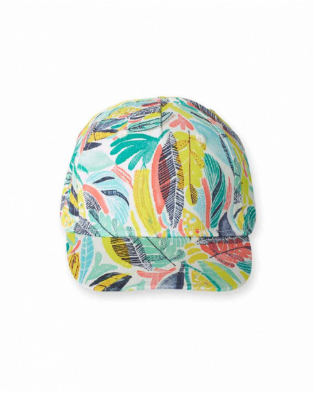 Treasure Island girl's printed twill cap Treasure Island girl's printed twill cap