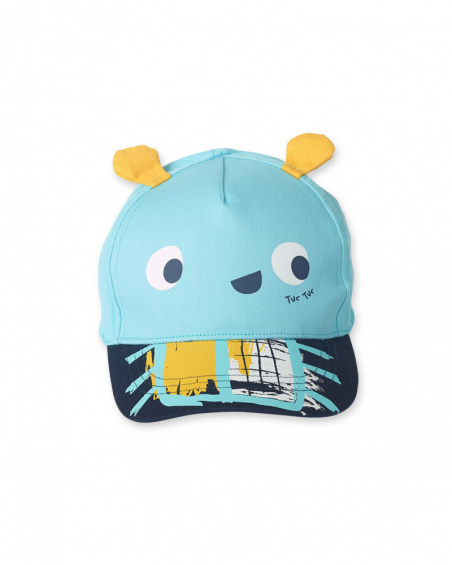 Tiny Critters boy's blue twill cap Tiny Critters boy's blue twill cap