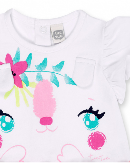 Fantasy knit romper for girl Time to plant