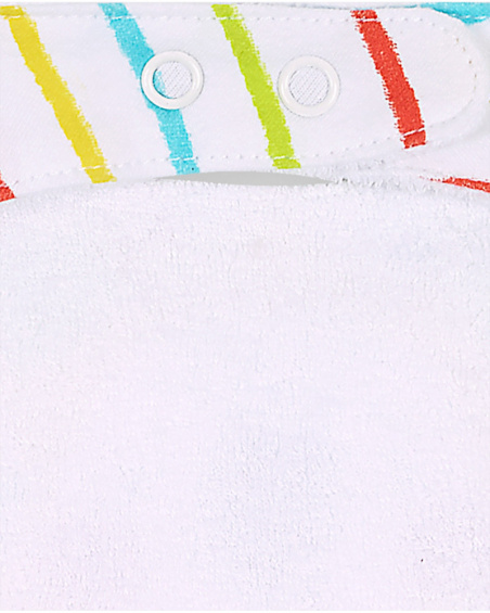 White knitted bandana for boy Sunday White knitted bandana for boy Sunday