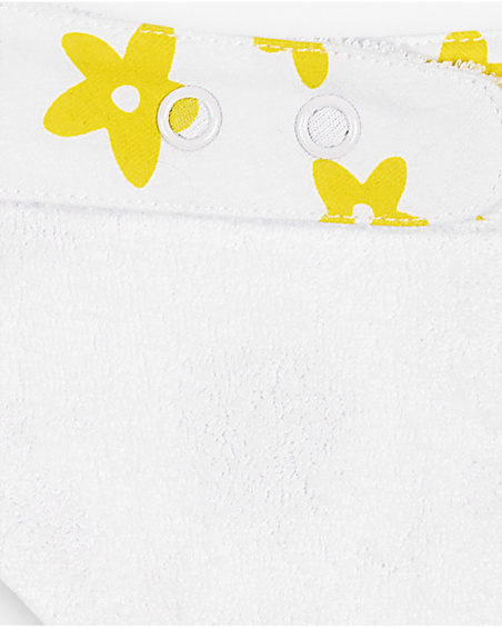 White knitted bandana for girl Sunday