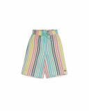 Treasure Island girl's multicolored poplin trousers
