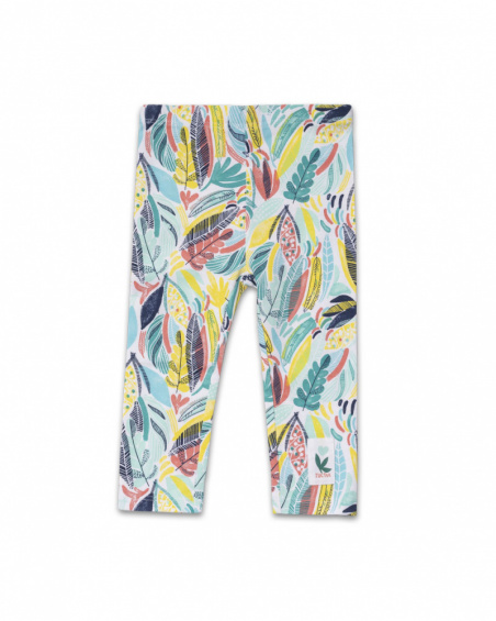 Treasure Island girl's printed knit leggings