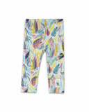 Treasure Island girl's printed knit leggings
