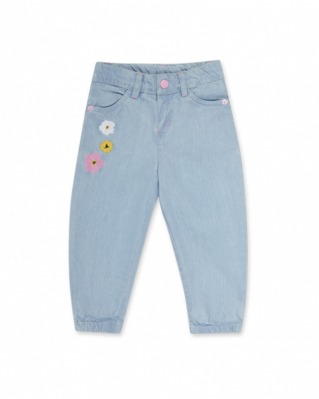 Tiny Critters girl's denim trousers