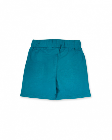 Green knit bermuda for boy Juicy Green knit bermuda for boy Juicy