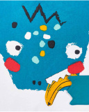 Juicy boy's green white knit t-shirt