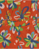 Red poplin jumpsuit for girl Holidays