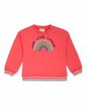 Red plush open sweatshirt for girl Really Sweet Red plush open sweatshirt for girl Really Sweet